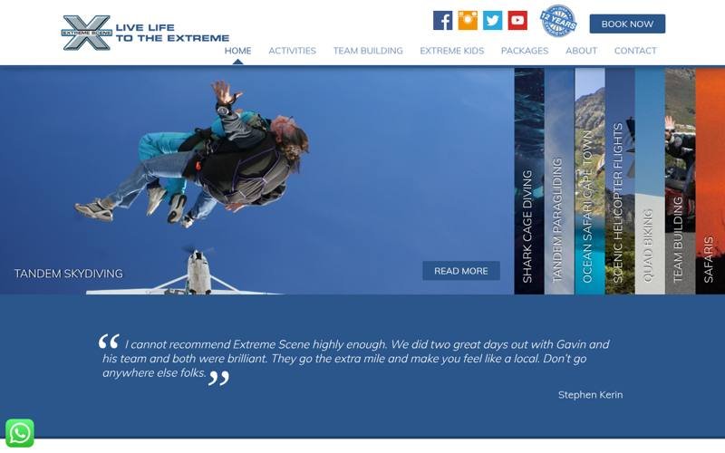 Extreme Scene website