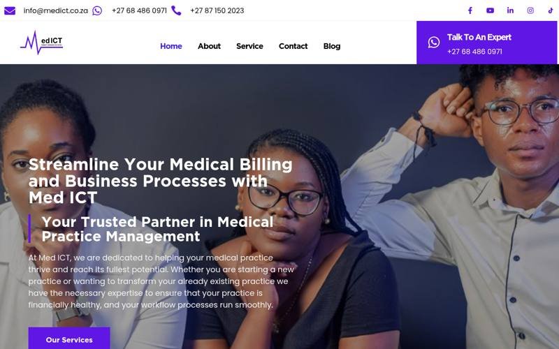 MED ICT website